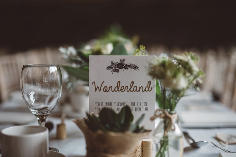 Table Name Whimsical Boho Woodland Wedding http://katmervynphotography.com/