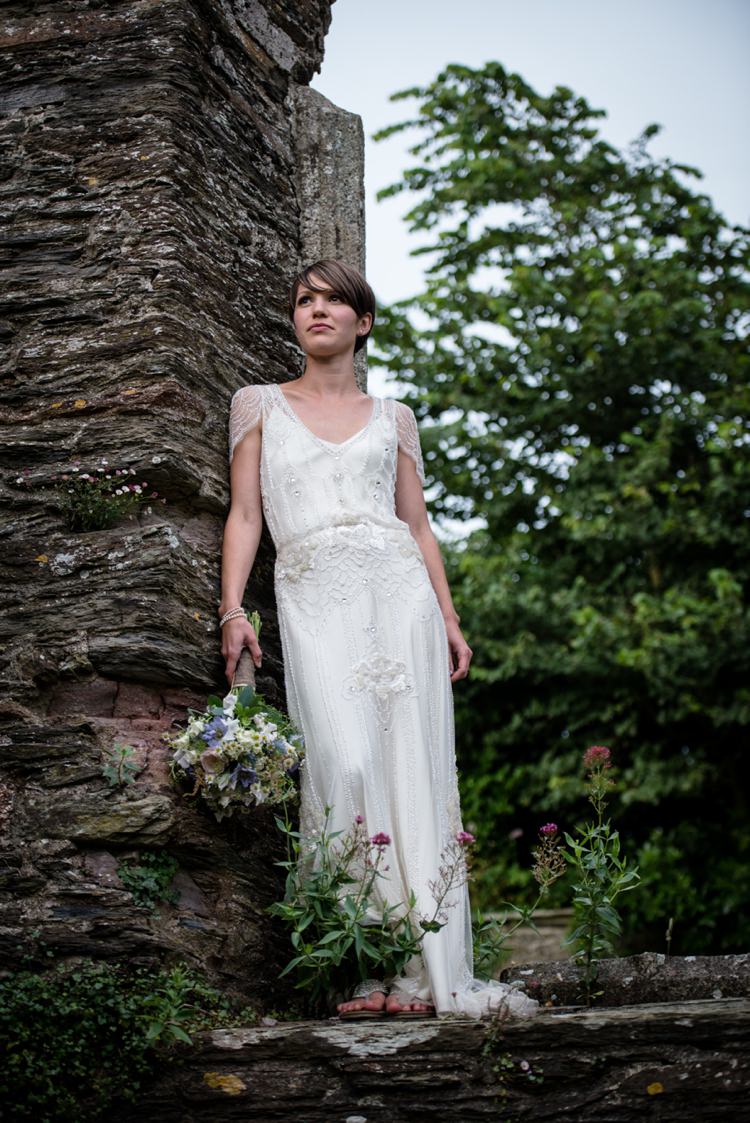 Eden Jenny Packham Dress Bride Bridal Gown Sequin Embellished Beautiful Country Barn Relaxed Family Wedding http://hollybobbins.com/