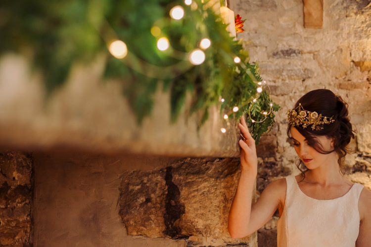 Cosy Candlelit Woodland Barn Wedding Ideas http://www.chrisrandlephotography.co.uk/