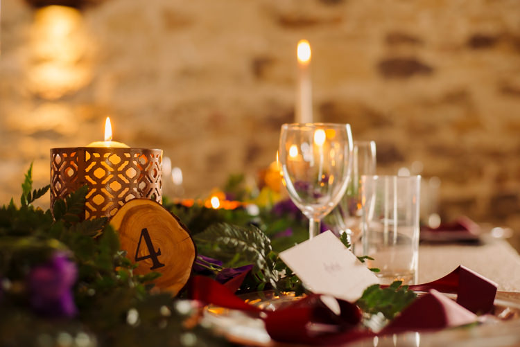 Cosy Candlelit Woodland Barn Wedding Ideas http://www.chrisrandlephotography.co.uk/