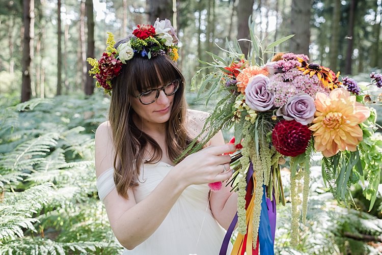 Our Whimsical Woodland Wedding Ceremony UK http://alexa-loy.com/