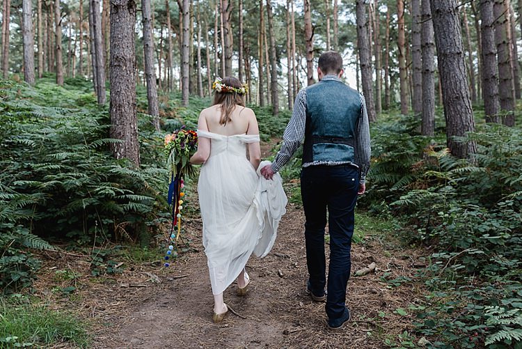 Our Whimsical Woodland Wedding Ceremony UK http://alexa-loy.com/