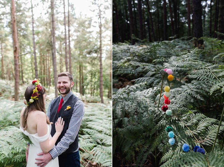 Our Whimsical Woodland Wedding Ceremony UK http://alexa-loy.com/