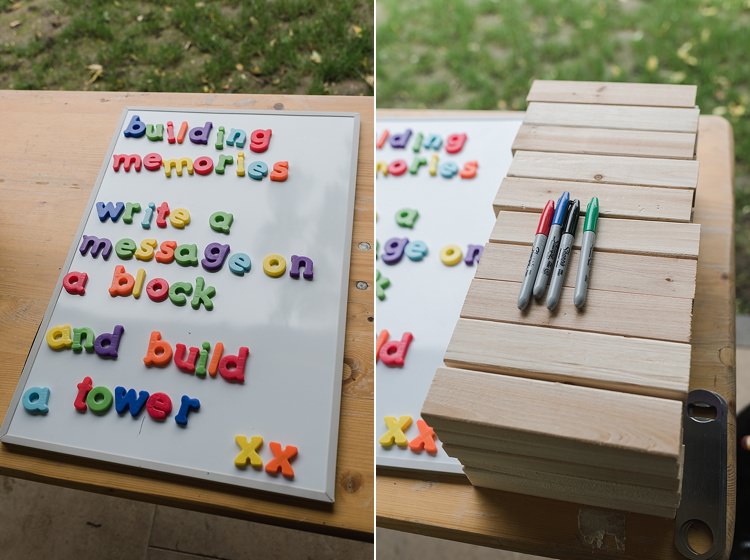 Jenja Guest Book Sharpies Colourful Rainbow Gold Camp Wedding Party http://alexa-loy.com/