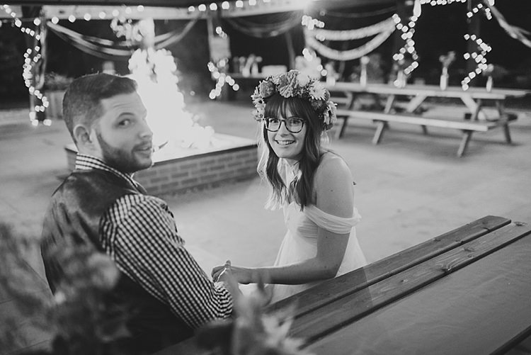 Colourful Rainbow Gold Camp Wedding Party http://alexa-loy.com/