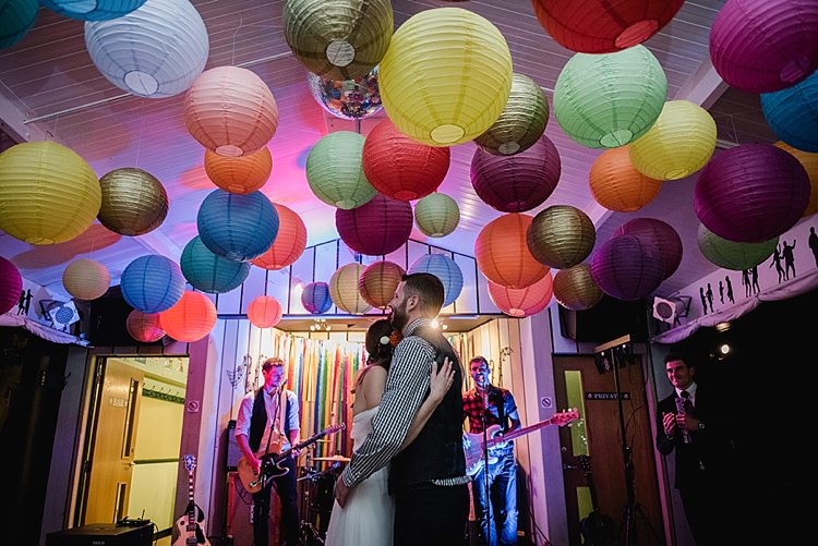 Colourful Rainbow Gold Camp Wedding Party http://alexa-loy.com/