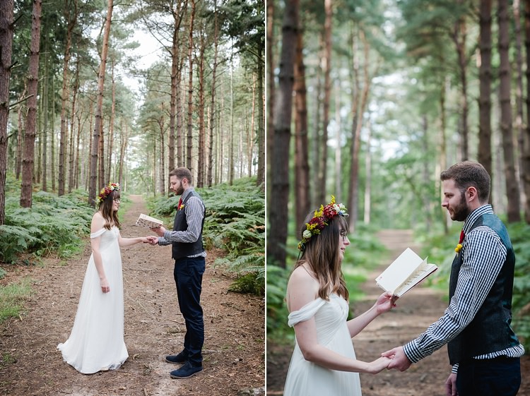 Our Whimsical Woodland Wedding Ceremony UK http://alexa-loy.com/ 