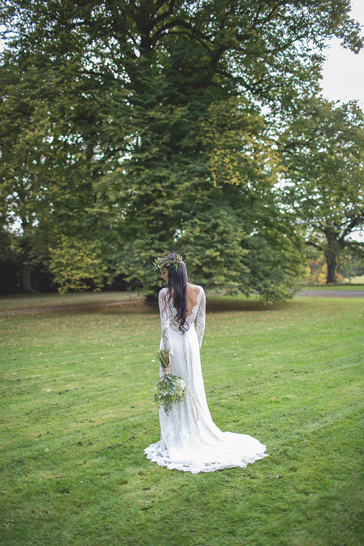 Romantic Gown Dress Bride Feminine Bohemian Beautiful Bridal Ideas http://www.photographsbyeve.co.uk/