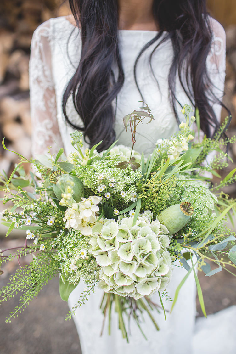 Green Foliage Greenery Bouquet Flowers Bride Feminine Bohemian Beautiful Bridal Ideas http://www.photographsbyeve.co.uk/