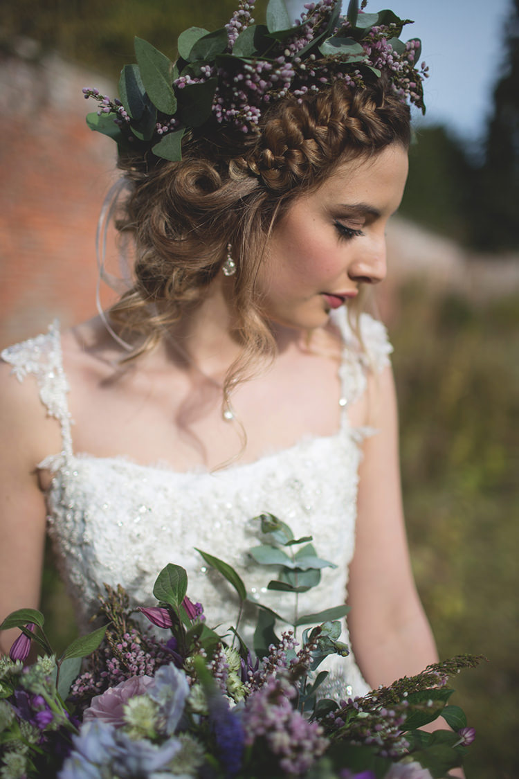 Plait Braid Hair Halo Bride Style Feminine Bohemian Beautiful Bridal Ideas http://www.photographsbyeve.co.uk/