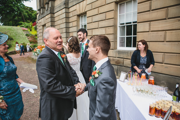 DIY Orange Mint Conservatory Wedding http://www.tierneyphotography.co.uk/