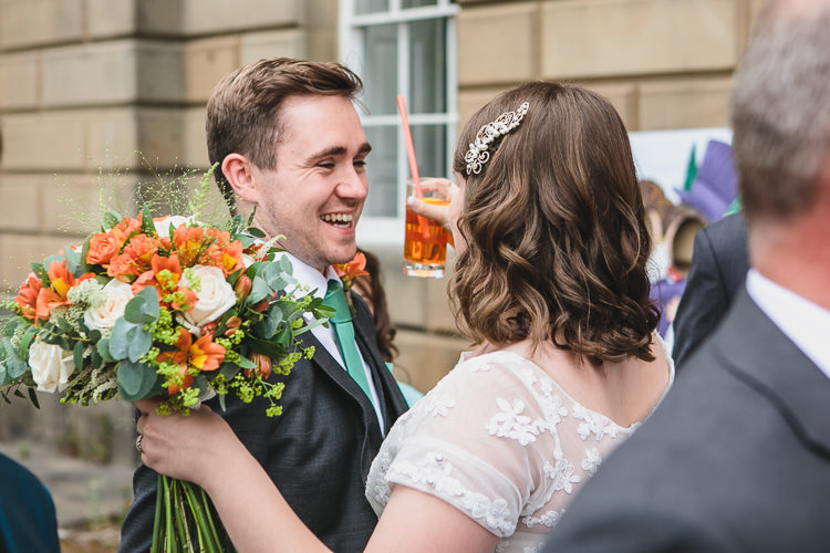 DIY Orange Mint Conservatory Wedding http://www.tierneyphotography.co.uk/
