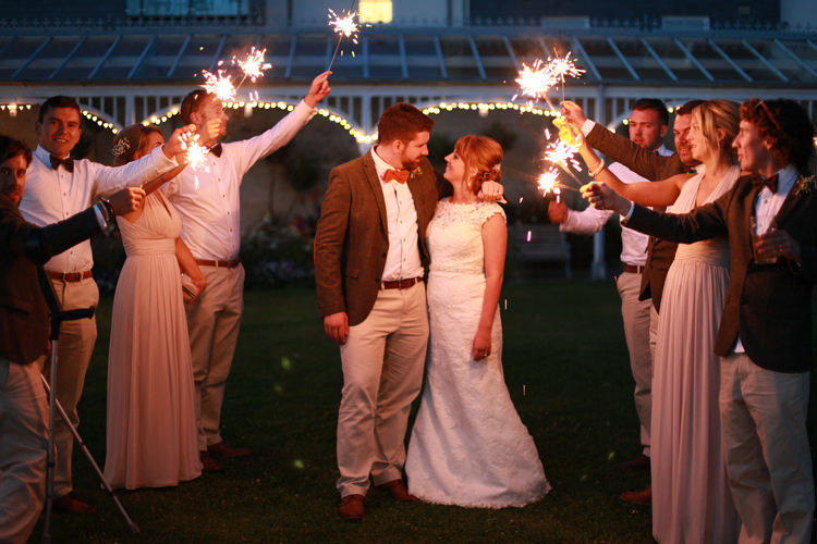 Sparklers Casual Summer Outdoor Beach Wedding http://www.lifephotographic.com/