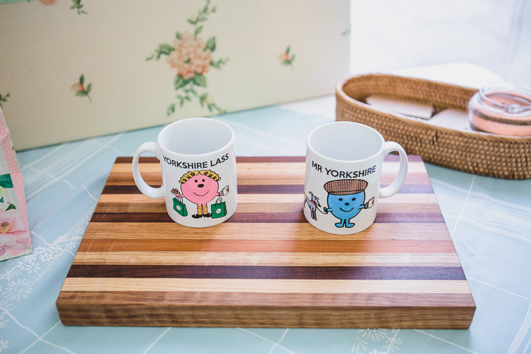Bride Groom Mugs DIY Orange Mint Conservatory Wedding http://www.tierneyphotography.co.uk/
