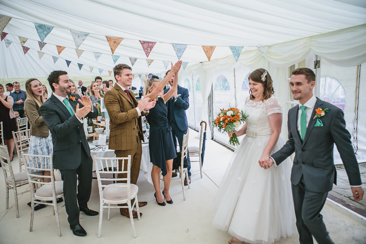 DIY Orange Mint Conservatory Wedding http://www.tierneyphotography.co.uk/