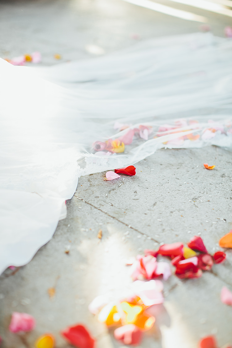 Petal Confetti Veil Ground Grand Classic Beauty City Sweden Wedding http://smallpigart.se/en/