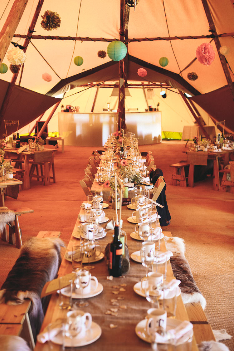 Lanterns Fur Throws Pom Poms Fun Games Festival Tipi Wedding http://www.redonblonde.com/
