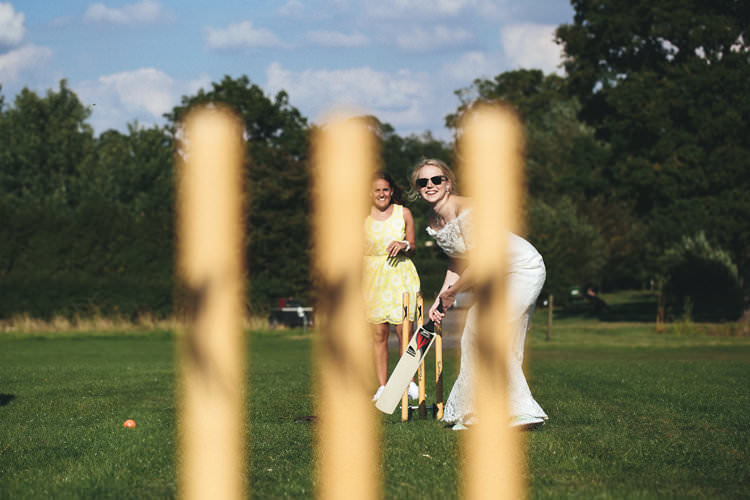 Cricket Fun Games Festival Tipi Wedding http://www.redonblonde.com/