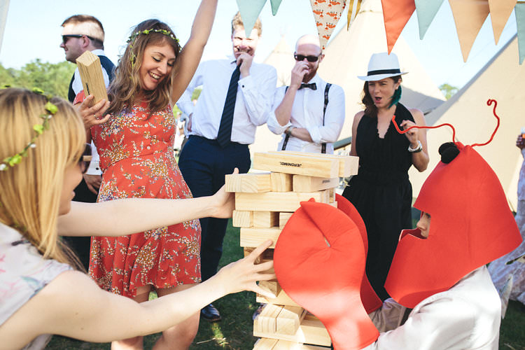 Fun Games Festival Tipi Wedding http://www.redonblonde.com/