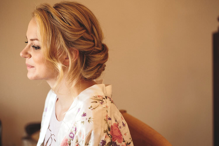 Bride Bridal Hair Style Up Do Fun Games Festival Tipi Wedding http://www.redonblonde.com/