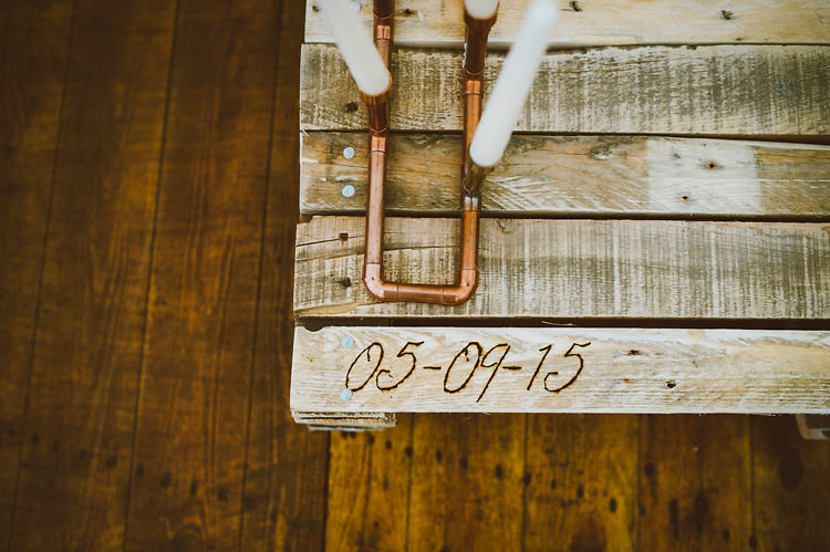 Personalised Crate Table Date Local Fun Home Made Marquee Wedding http://www.alextentersphotography.co.uk/