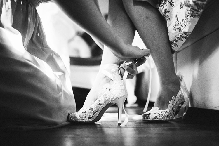 Crochet Shoes Bride Bridal Heels Ribbons Quirky Homespun Festoons Ferns Wedding http://www.stevebridgwoodphotography.co.uk/