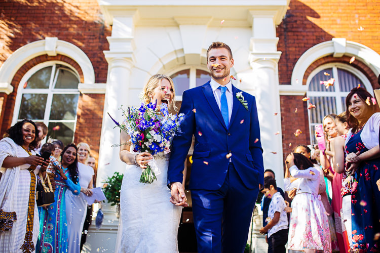 Confetti Quirky Homespun Festoons Ferns Wedding http://www.stevebridgwoodphotography.co.uk/