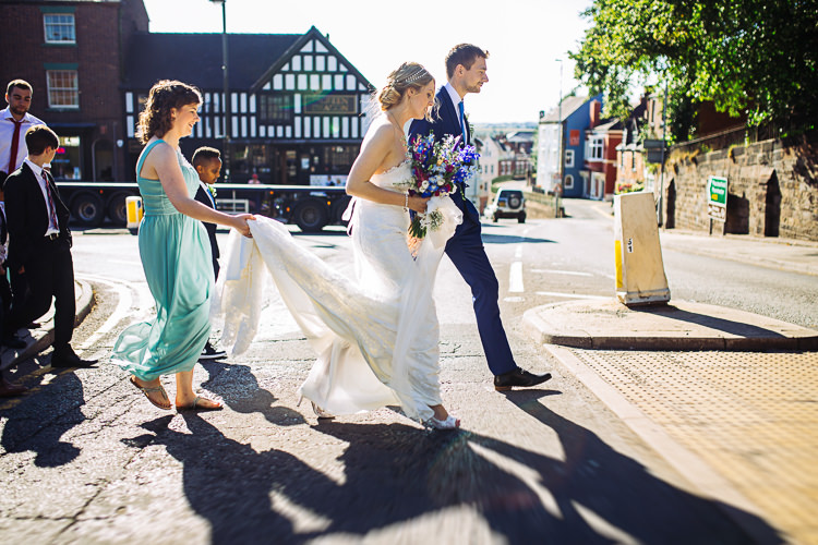 Quirky Homespun Festoons Ferns Wedding http://www.stevebridgwoodphotography.co.uk/