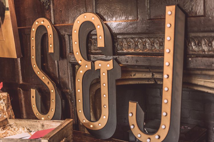 Light Letters Masculine Simple Rustic Pub Wedding http://www.neilwilliamshaw.co.uk/