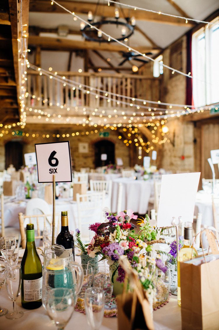 Swallows Oast Fairy Lights Sweet Hand Crafted Crochet Barn Wedding http://www.mariannechua.com/