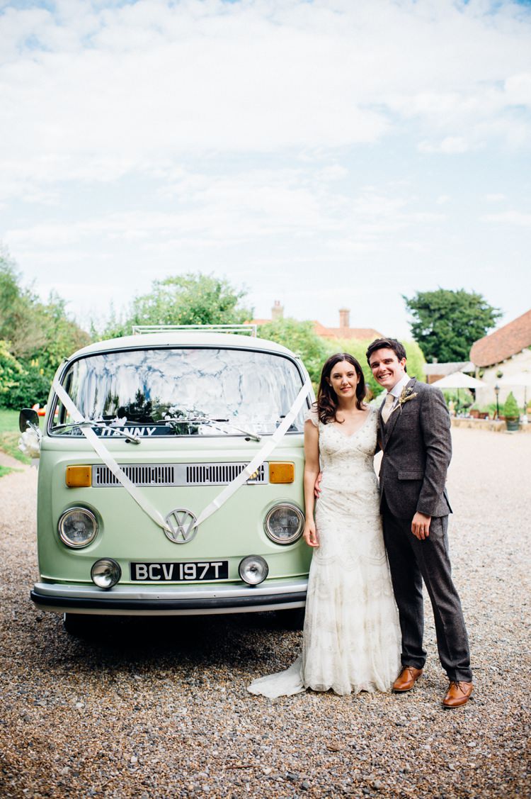 Mint Camper VW Van Transport Sweet Hand Crafted Crochet Barn Wedding http://www.mariannechua.com/