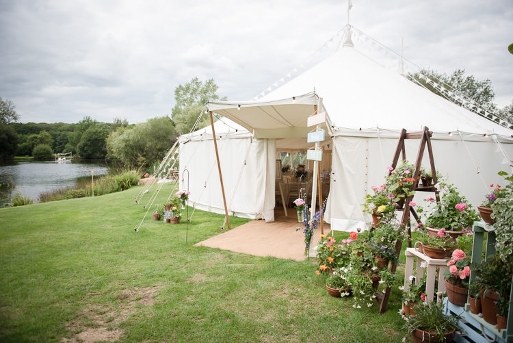 Marquee Outdoor Lakeside DIY Wedding http://julietmckeephotography.co.uk/