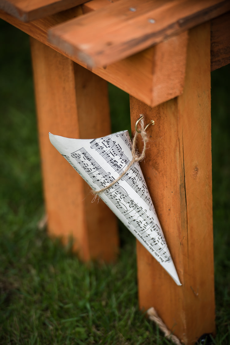 Confetti Cones Outdoor Lakeside DIY Wedding http://julietmckeephotography.co.uk/