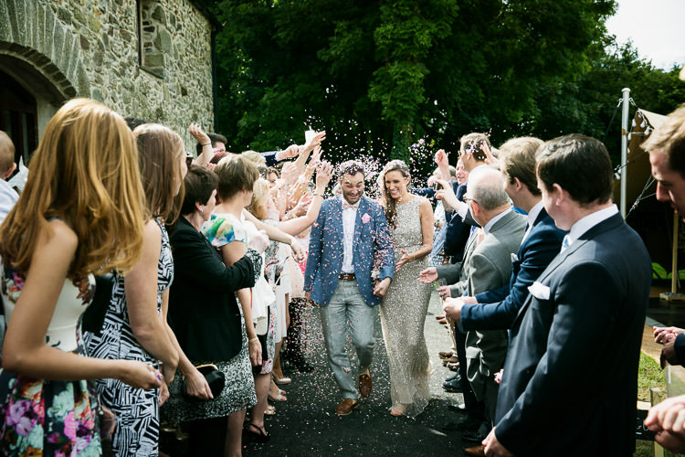 Confetti Throw Natural Eco Barn Gold Pink Wedding http://www.jackladenburg.com/