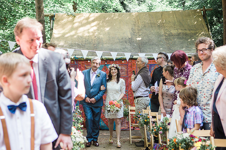 Indie Hand Made Outdoor Woodland Wedding http://www.ilariapetrucci.co.uk/