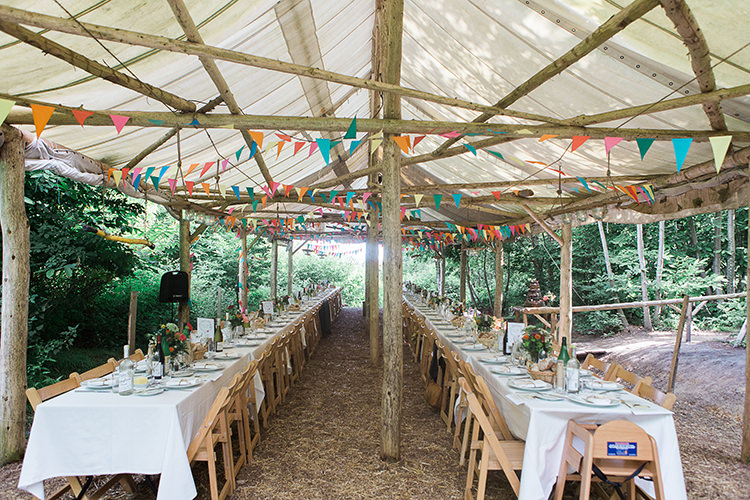 Indie Hand Made Outdoor Woodland Wedding http://www.ilariapetrucci.co.uk/