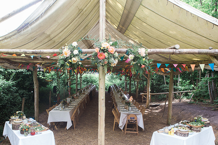 Indie Hand Made Outdoor Woodland Wedding http://www.ilariapetrucci.co.uk/