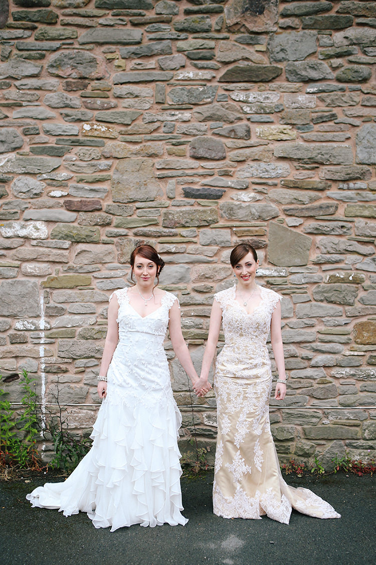 Double Twin Sisters Wedding Bride Bridal http://www.michellehuggleston.com/