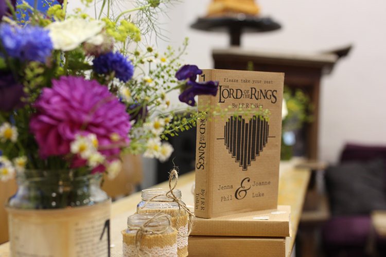 Book Table Names Lord of the Rings Double Twin Wedding http://www.michellehuggleston.com/