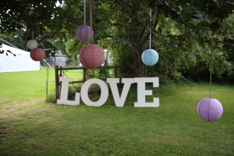 Lanterns Love Sign Travel Garden Party Farm Marquee Wedding http://sharoncooper.co.uk/