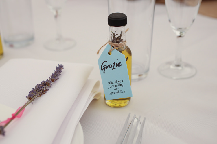 Oil Favours Travel Garden Party Farm Marquee Wedding http://sharoncooper.co.uk/