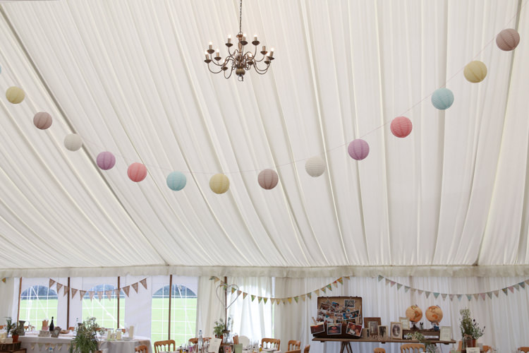 Lanterns Pastel Travel Garden Party Farm Marquee Wedding http://sharoncooper.co.uk/