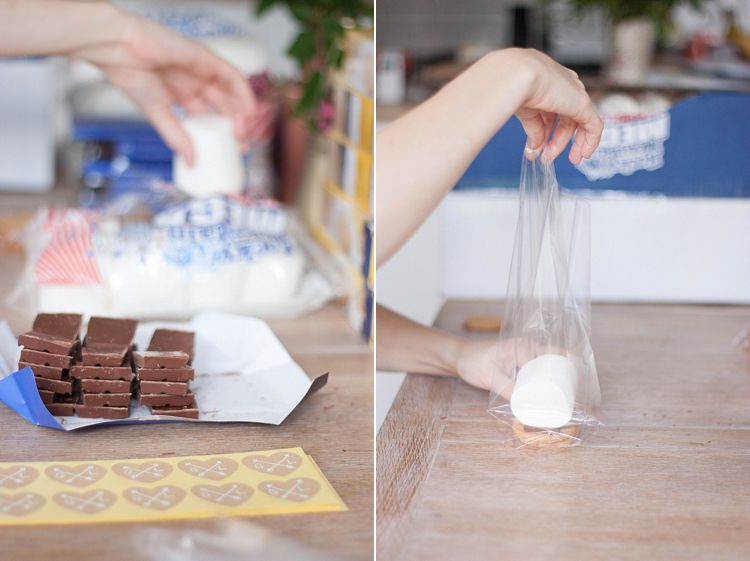 DIY Smores Marshmallow Toasting Kit Favours Tutorial