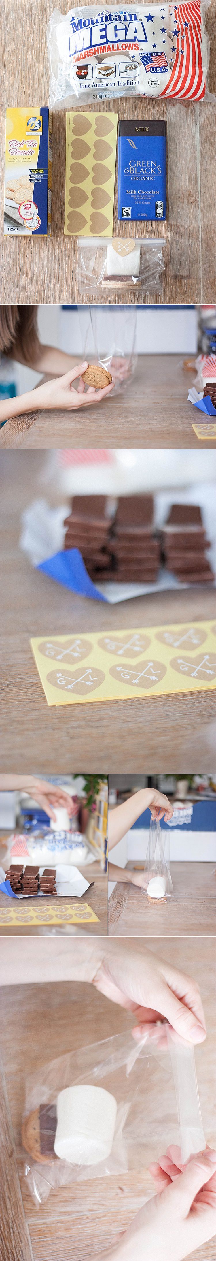 DIY Smores Marshmallow Toasting Kit Favours Tutorial