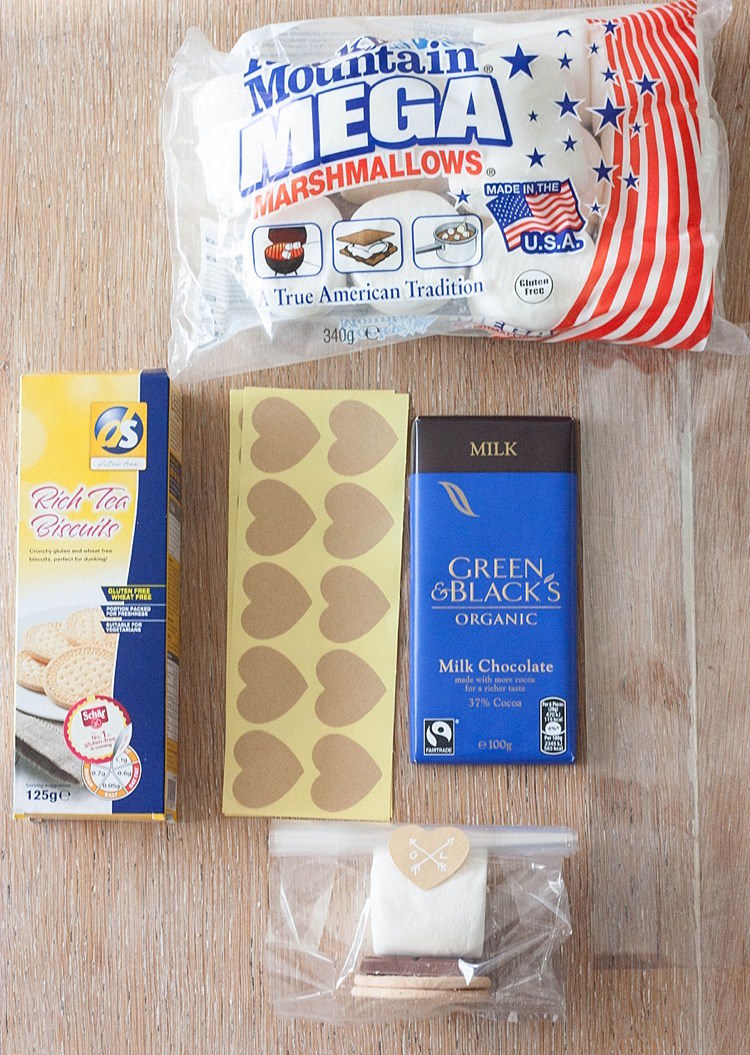 DIY Smores Marshmallow Toasting Kit Favours Tutorial