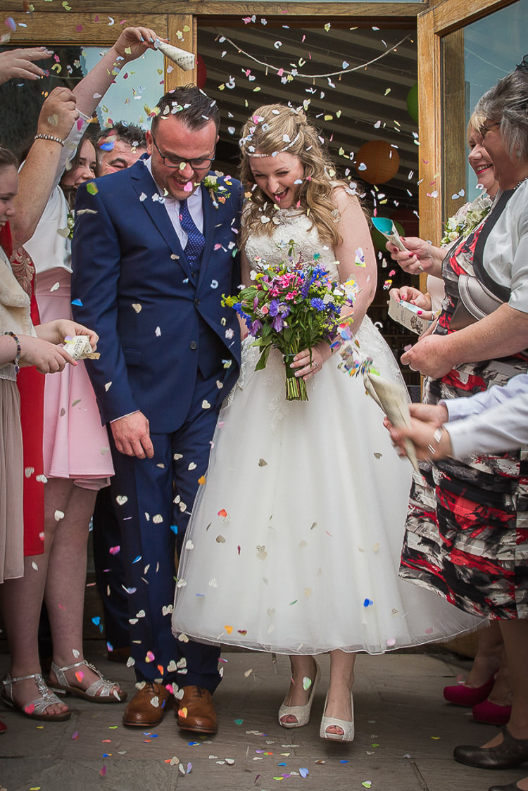 Confetti Colourful Country Barn Street Food Wedding http://www.rocksaltphotography.com/