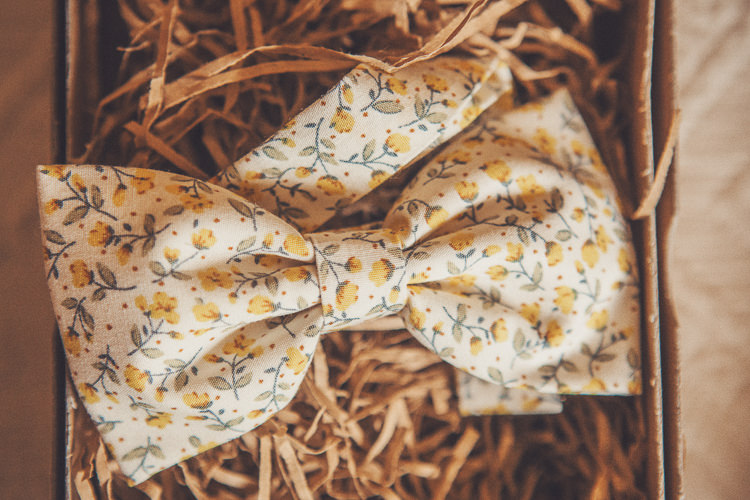 Mrs Bow Tie Quirky Relaxed Yellow Country Wedding http://www.mr-and-mrs-wedding-photography.co.uk/