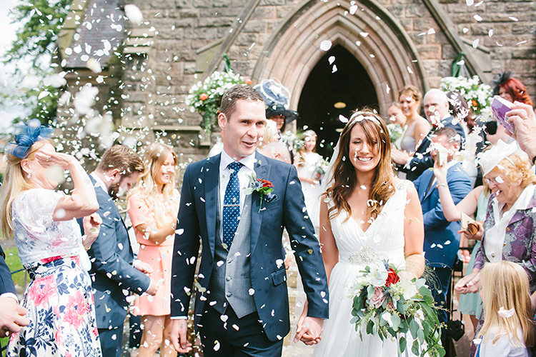 Confetti Throw Stylish Outdoor Tipi Wedding http://www.danhoughphoto.com/