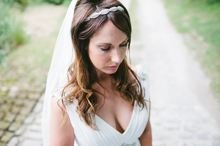 Bride Bridal Hair Style Waves Curls Long Stylish Outdoor Tipi Wedding http://www.danhoughphoto.com/