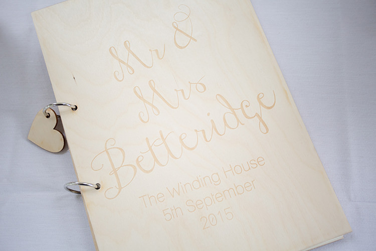 Wooden Guest Book Sage Green & Cream Homemade Knitted Wedding http://www.lucyrosephotography.com/